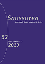 Couverture du Saussurea 51
