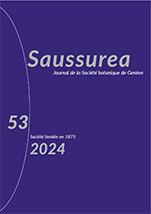 Couverture du Saussurea 51